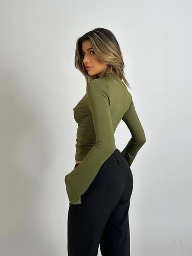 Roxana | Long-sleeved top with lace – Feminine elegance for every occasion 3