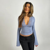Roxana | Long-sleeved top with lace – Feminine elegance for every occasion 9