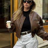 Women’s Retro Cropped Vintage Jacket - Juniper 3