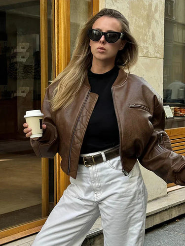 Women’s Retro Cropped Vintage Jacket - Juniper 3