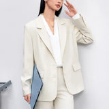 SENTUBILA Women's Blazer – Tailored Loose Fit for Effortless Autumn Style 10