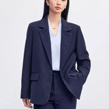 SENTUBILA Women's Blazer – Tailored Loose Fit for Effortless Autumn Style 6