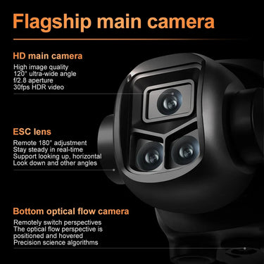 Foldable Camera Drone With Dual 4K Camera, Brushless Motor, FPV And 5G WiFi - 2