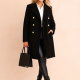 Selena Longline Coat – Elegant Tailored Design for Winter Warmth 0