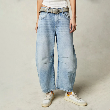 Sheeron | Casual wide-leg jeans for comfort 1