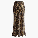 Slim Leopard Print Maxi Skirt 5