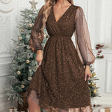 Sophia V-Neck Cocktail Dress – Elegant Slim Fit for Special Occasions 5