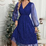 Sophia V-Neck Cocktail Dress – Elegant Slim Fit for Special Occasions 8