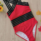 Strappy Crossed Monokini Swimsuit for Stylish Beach Wear 11