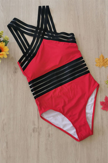 Strappy Crossed Monokini Swimsuit for Stylish Beach Wear 11