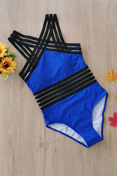 Strappy Crossed Monokini Swimsuit for Stylish Beach Wear 9