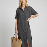 Summer Breeze Shirt Dress – Relaxed Cotton-Linen Comfort 2