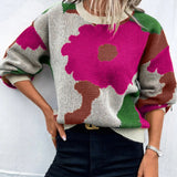 Sydney | Women's Floral Print Pullover Sweater 0
