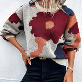 Sydney | Women's Floral Print Pullover Sweater 1