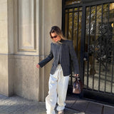 Tailored Check Blazer with Relaxed Modern Fit 1