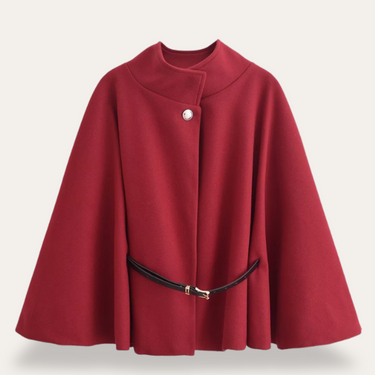 Tania | Stylish Wool Cape Coat for Women 9