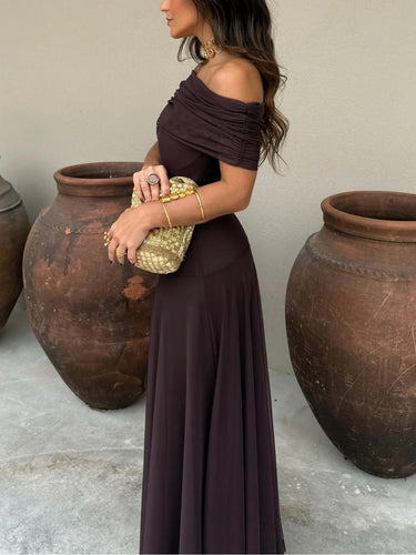 Toledo One Shoulder Mesh Maxi Dress 3