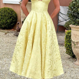 Triana Midi Dress - Lemon 2