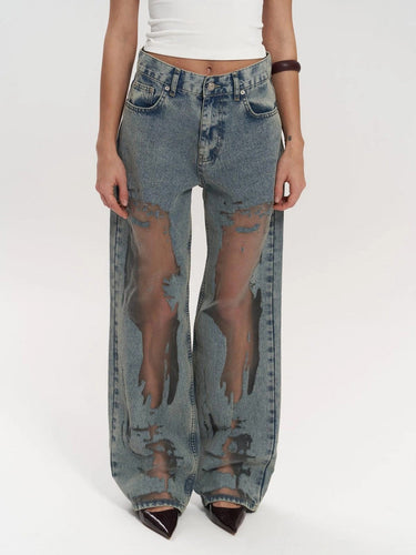 Trixie Blue Transparent Jeans 0
