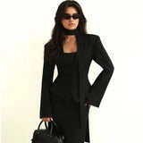 Tuularose Blazer Jacket – V-Neck Casual Slim Fit for Autumn/Winter 7