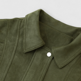 Victoria | Elegant Green Bomber Jacket with Timeless Style - Lumina 4