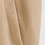 Victoria | Stylish Beige Bomber Jacket with Stand Collar - Lumina 4