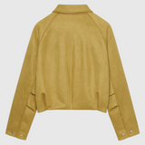 Victoria | Stylish Yellow Bomber Jacket with Trendy Details - Lumina 3