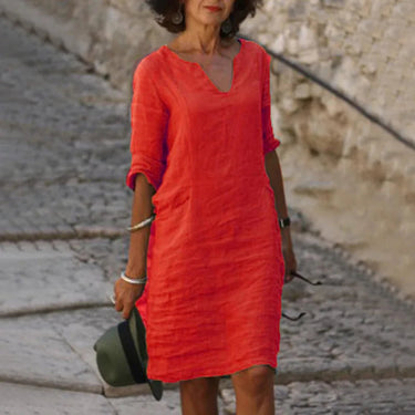 Vintage Mini Dress – Flattering V-Neck Summer Essential 3