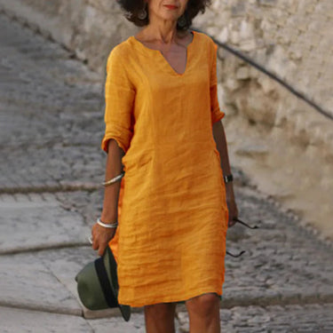 Vintage Mini Dress – Flattering V-Neck Summer Essential 6