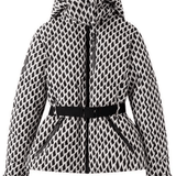 Waterproof Insulated Puffer Ski Jacket With Belt 2