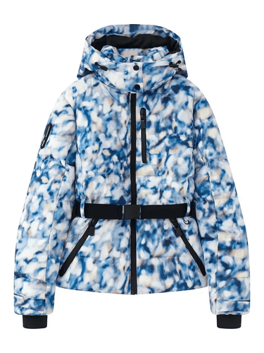 Waterproof Insulated Puffer Ski Jacket With Belt 4