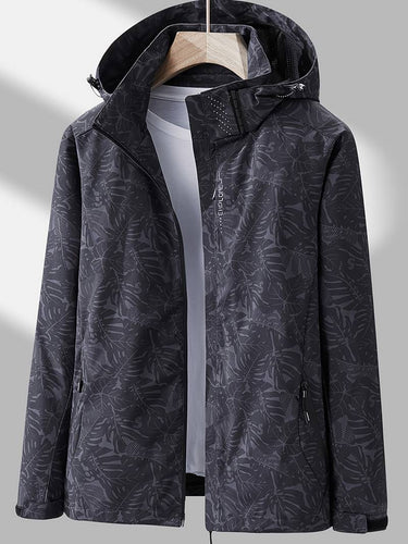 Waterproof and windproof jacket with hood for women 0
