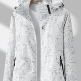 Waterproof and windproof jacket with hood for women 5