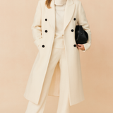 Weronika | Double-breasted coat in an elegant style 1