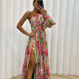 Whitney | Elegant Flowy Shoulder Dress for Summer Events 4