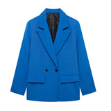 Willshela Blazer – Vintage Double Breasted Design for Office Chic 10