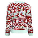 Winter 2025 Women's Christmas Sweater Soft Cute Xmas Look Knitwear Long Sleeve O Neck Jumpers Top Streetwear Y2K Style Pullovers 5