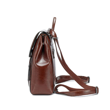 Women Backpack Cross body Shoulder Bag Genuine Leather Girls School Female Natural Skin Book Laptop Rucksack Messenger Bags 3