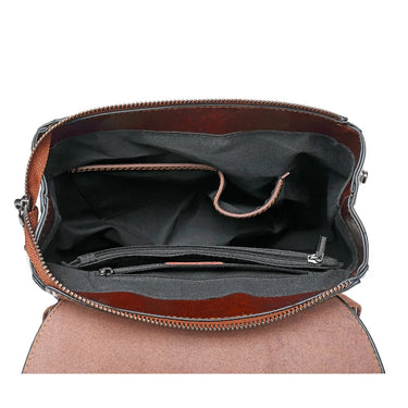 Women Backpack Cross body Shoulder Bag Genuine Leather Girls School Female Natural Skin Book Laptop Rucksack Messenger Bags 5