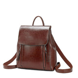 Women Backpack Cross body Shoulder Bag Genuine Leather Girls School Female Natural Skin Book Laptop Rucksack Messenger Bags 7
