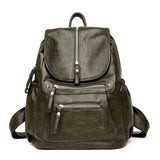 Women High quality leather Backpacks Vintage Female Shoulder Bag Sac a Dos Travel Ladies Bagpack Mochilas School Bags For Girls 6