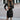 Women's A-Line Knit Sweater Dress, Long Sleeve Turtleneck, Black Autumn Dress for Casual and Party Wear 6