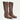 Women's Black Knee-High Western Boots with Pointed Toe and Embroidered Design 1