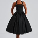 Women's Black Mini Dress – Elegant Summer Dress for Casual Outings and Parties, Comfortable Fit, Available in Multiple Sizes 8