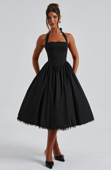 Women's Black Mini Dress – Elegant Summer Dress for Casual Outings and Parties, Comfortable Fit, Available in Multiple Sizes 8