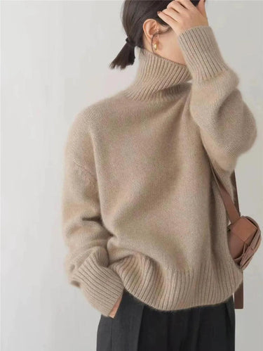 Women's Cashmere Turtleneck Sweater 5