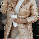 Women's Hooded Puffer Jacket with Quilted Lining – Stylish Winter Coat for Ultimate Warmth and Comfort 1