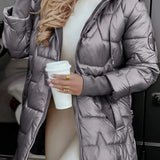Women's Hooded Puffer Jacket with Quilted Lining – Stylish Winter Coat for Ultimate Warmth and Comfort 3