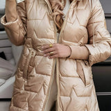 Women's Hooded Puffer Jacket with Quilted Lining – Stylish Winter Coat for Ultimate Warmth and Comfort 6