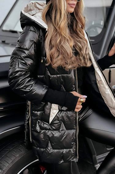 Women's Hooded Puffer Jacket with Quilted Lining – Stylish Winter Coat for Ultimate Warmth and Comfort 7